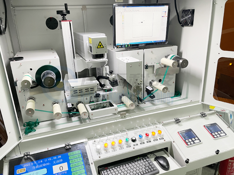 終止膠帶激光打碼機應(yīng)用案例